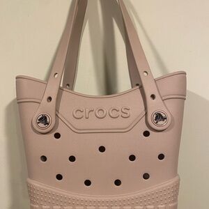 CROCS Women's Taupe Tote Bag